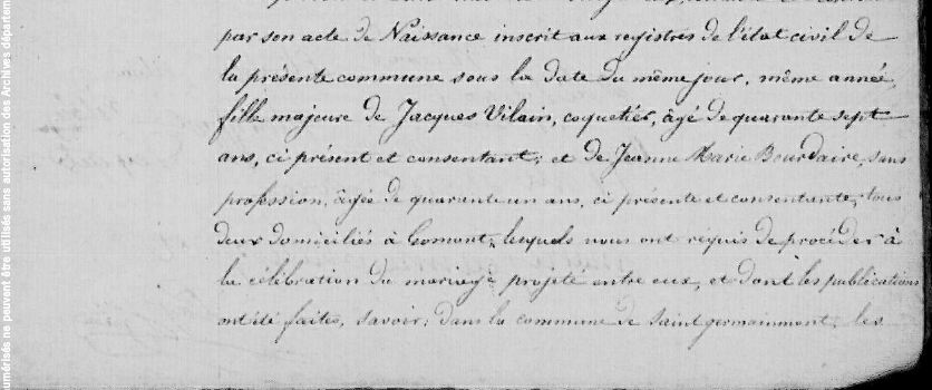 Mariage Jean Baptiste Nivard Elizabeth Vilain 2.jpg